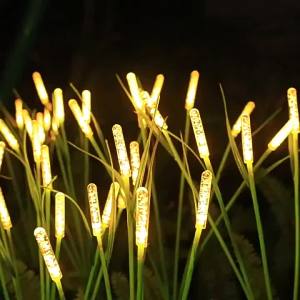 1PC Solar Reed Garden Lights Outdoor Waterproof LED Lawn Lamp Decoration Landscape Lighting For Pond Patio Yard Pathway