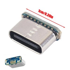 10Pcs USB Connector Type C USB 2.0 Data Transfer Data Power Adapter DIY Repair Adapte Modification Accessories