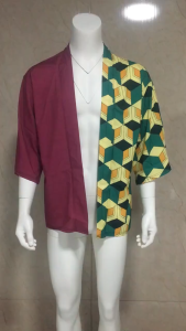Demon Slayer Haori Kimono Cardigan Anime Cosplay Jacket Loose Half Sleeve Outerwear For Men Women Cos Costume Malaysia Ready Stock