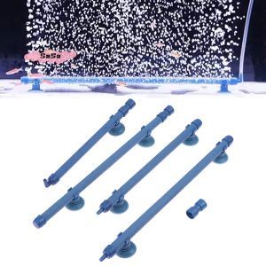 Extendable Aquarium Air Pump Fresh Air Stone Diffuser Tube Fish Tank Wall Pipe with Suction Cup Fixed Waterscape Bubble Diffuser