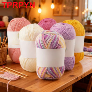 1Pc 50g hand knitting Bamboo Yarn Crochet hand knit yarn line to knit for crocheting threads handmade DIY sweater doll hat