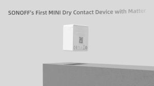 Sonoff | SONOFF MINI-D Wi-Fi Smart Switch First MINI Dry Contact Relay Device with Matter Supports AC/DC Power Supply Contactor Control