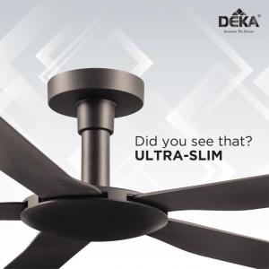 DEKA CONCEPT 1 5 Blades DC Inverter Motor 7 Speed Reverse Function Remote Control Ceiling Fan Magnesium Kipas Siling