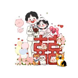 Wedding Bridal Decorative Stickers