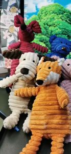 Dog Toys Interactive Cartoon Animal Plush Dog Squeaky Toy Puppy Chew Toys Bite Resistant Pet Toy For Dogs Squeaker