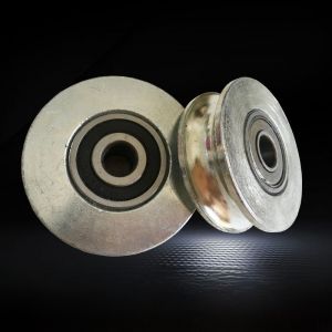 Bánh Xe Phụ Kiện Dây Cáp Thép Hình Chữ V Bánh Xe Nâng Nhỏ Máy Nâng Nhỏ Lích Cốt Lích Cốt Trượt