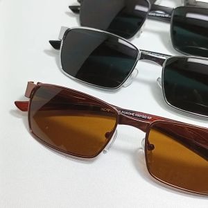 Retro Sunglasses Mirrored Lens - Kacamata Fashion Pria - POR 6001 CM