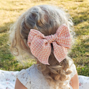 New Children's Hair Accessories: Tail Butterfly Knot Baby Girl Hair Clips, Side Clips, and Top Clips