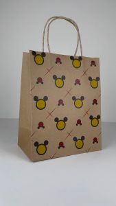 TÚI GIẤY KRAFT NÂU CHUỘT MICKEY SBU00049N