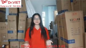 Xe lăn nhôm du lịch Lucass X-65 Hỗ trợ chăm sóc người già người bệnh người bị chấn thương
