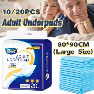 Bermababy 10/20PCS Underpads for Adults 80x90cm Elderly Care Disposable Urine Pad Suitable for Pregnant Pads