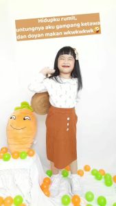 LITTLEKIMY - Rok Rajut Anak Perempuan Ayuma Skirt Usia 2-7 tahun