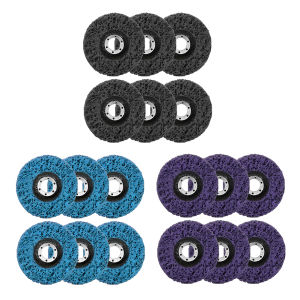 [Nóng] 6 chiếc đĩa Dải 125mm 5inch đĩa Tước bánh xe nhiều dải đĩa Loại bỏ sơn bền cho máy xay góc