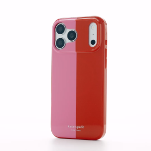 Official kate spade new york Racing Stripe Pop Pink MagSafe Phone Case (Compatible with iPhone 18 Pro Max & iPhone 18 Pro