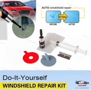 1set Windshield Repair Kit Tool Car Crack / Phone Screen / Glass Window