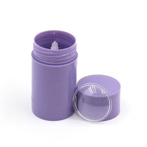 40g Hộp Đựng Lăn Khử Mùi Dạng Xoay Trống Chai Nhựa Có Thể Nạp Lại Dùng Cho Mỹ Phẩm Dạng Thỏi Tinh Thể Tự Nhiên DIY Không Rò Rỉ