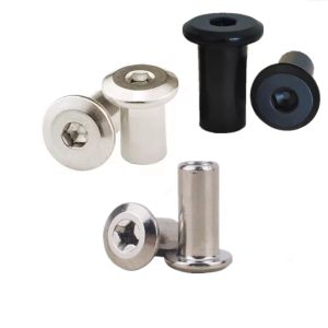 M4m5m6m8m10 Hexagon Socket Butt Tapping Nut Side Lock Plywood Nut Push Pin Combination Connector