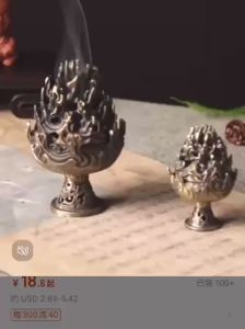 Lư xông trầm NÚI hợp kim nhiều size quà tặng phong thủydecor bàn trà