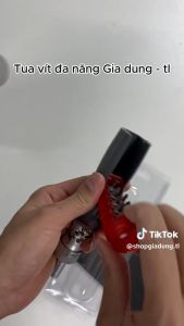 Tua vít vạn năng tua vít đa năng trợ lực 180 độ hàng nhật + 10 đầu vít chuyên dụng