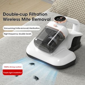 Niye Mattress Vacuum Cleaner Wireless Mite Remover Strong Beating Handheld UV Sterilizer For Household Bed Small Vacuum Cleaner