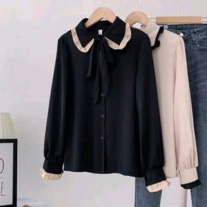 HJ-Blouse Riessa bahan crepe premium