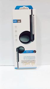 Handsfree Headset + Mic  In-ear AB-05 Stereo Earphone Sport Life Super Bass