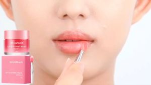 Masker bibir pelembab bibir balsem 20g pelembab menghidrasi pemutih esensi anti-merah memperbaiki bibir kering masker bibir perawatan mencerahkan garis-garis bibir esensi menghidrasi