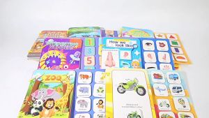 Buku Aktivitas Busy Book Dan Velcro TK Quiet Book Lucu Reused Baby Soft Book ST0177