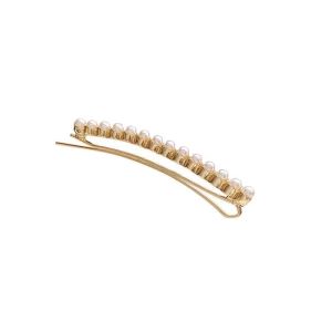 Pearl U-Shaped Duckbill Hair Clip Womens Fashion Hair Accessories Hairband Alloy Embedded Fringe Hairpin Original Design