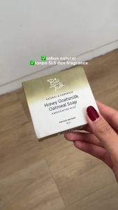 Biotalk Herbal Handmade Soap - Honey Goats Milk Oatmeal - Kulit Kering/Sensitive/Eczema/Psoriasis