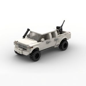 Special Forces Technical Truck Building Block Car