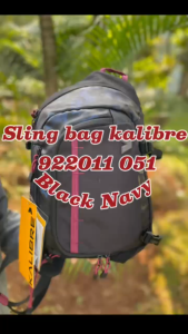 Tas Selempang Kalibre Stage 07 Sling Bag 921236051 Black Navy Tas Punggung Tas Pria Tas Bahu kalibre 922011051