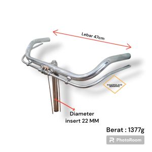 Setang Sepeda Onthel Ontel Handlebar Onta Ontha Pit Kebo 20 Setir Stir Croom