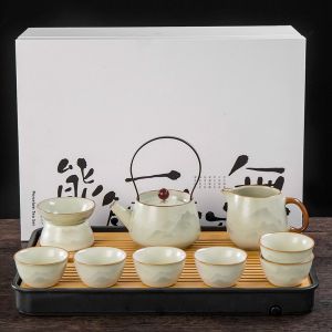 XIANGYE | Ceramic Tea Set New Design 2026 Home-use Kung Fu Tea Pot Cup