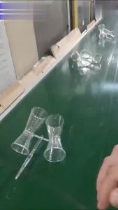 MI-C1163 Jigger Cup Transparan 10/20ml 20/40ml Gelas Ukur Measuring Cup / Jigger Plastik Gelas Takar