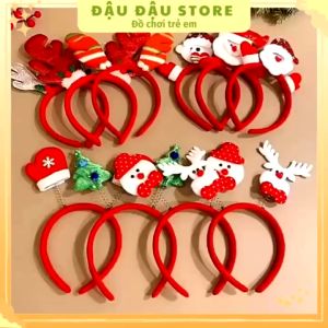 Bờm Cài Tóc Noel Giáng Sinh Hình Ông Già Noel Hình Sừng Tuần Lộc Siêu Đáng Yêu Nhiều Mẫu Lựa Chọn Đậu Đậu Store