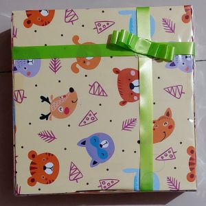 Megasari/ Baby Gift Set Kado Bayi baru lahir 0- 3 bulan baju piyama panjang dan rattle