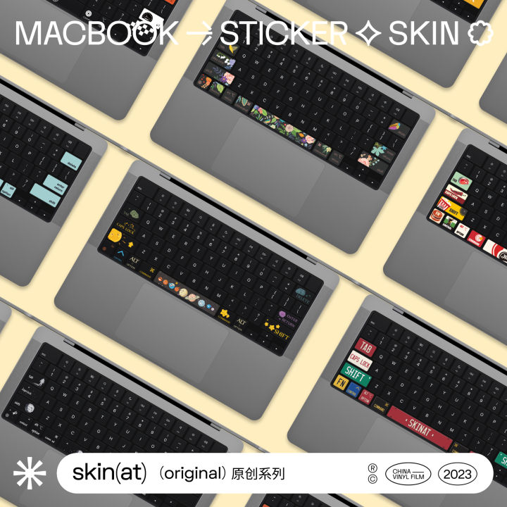Skinat for MacBookPro14 Keyboard Cover Mac Keyboard Stickers MacBook Pro Keyboard Stickers