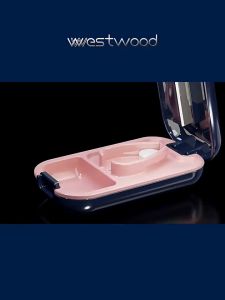 กล่องตัดยา ที่ตัดยา  กล่องตัดยา พกพา  พร้อมที่ตัดยา ทำความสะอาดได้อย่าง 2In1กล่องตัดยา มีให้เลือก 5 สี