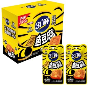 Salted Fish Tofu with Black Pepper Duck Flavor Snack Box Collaborative Packaged Leisure Food Craving Reliever 360g Net Weight