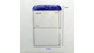 Combo 6 cái Bao Thẻ Bằng Nhựa Cứng kích thước 93 x 12 cm
