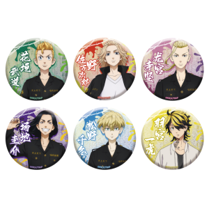 58mm Anime Tokyo Revengers Hanagaki Takemichi Sano Manjirou Mikey Baji Keisuke Cosplay COSTUME Badge Pin SPTE Tinplate Brooch﻿