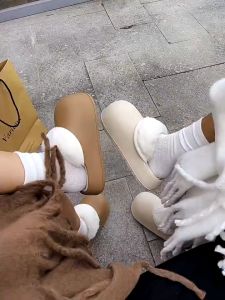 Dép bông Dép Lông dép Thể Tháo Rời Cho Nữ bánh mì nữ đi trong nhà