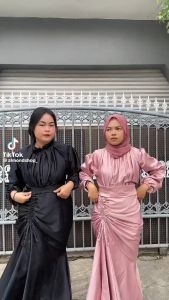 FREE BROSS AURELIA DRESS VANYA BAHAN SATIN ROBERTO GAMIS KONDANGAN BRIDESMAID UKURAN M L XL XXL BEST SELLER COD WARNA MAUVEE SAGE GREENBLACKOLIVE BABY BLUEMOCA Pusat Grosir Pakaian Dewasa Dress serut Busui