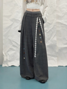 Unifree | Casual Vintage Loose Low Waist Trousers