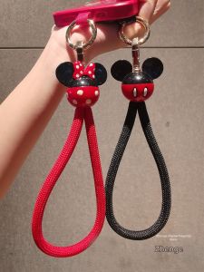 ZHENGEGE | Cute Anti-Loss Phone Wrist Strap with Mickey and Minnie Charm