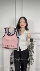Onefashionmall Tanktop Sport Bra BH Chips Pakaian Dalam Wanita Import High Quality Wanita Import BR024