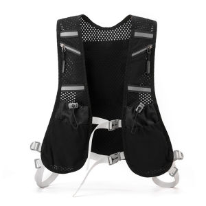Hydration Running Vest วิ่งที่วางโทรศัพท์เสื้อกั๊ก Breathable น้ำหนักเบากระเป๋าเป้สะพายหลังสำหรับวิ่งมาราธอน[Winnereco World]