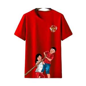 KAOS katun PREMIUM 28S/kaos 17 agustus 45/hut 80/KAOS KATUN 28S