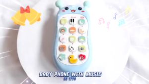 Mainan Edukasi Anak Bayi Telepon Genggam Musik Toys - Mainan Music Phone SS1770 - Telepon Bayi - Handphone Bayi